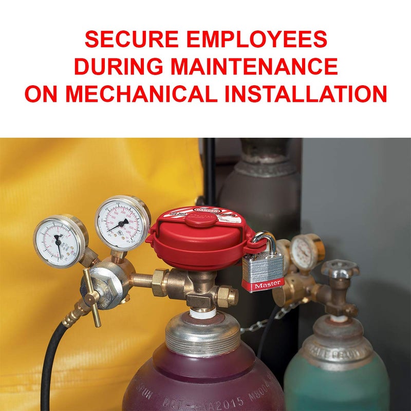 Master Lock S3910 Lockout Tagout Pressurized Gas Valve Lockout - Image 3